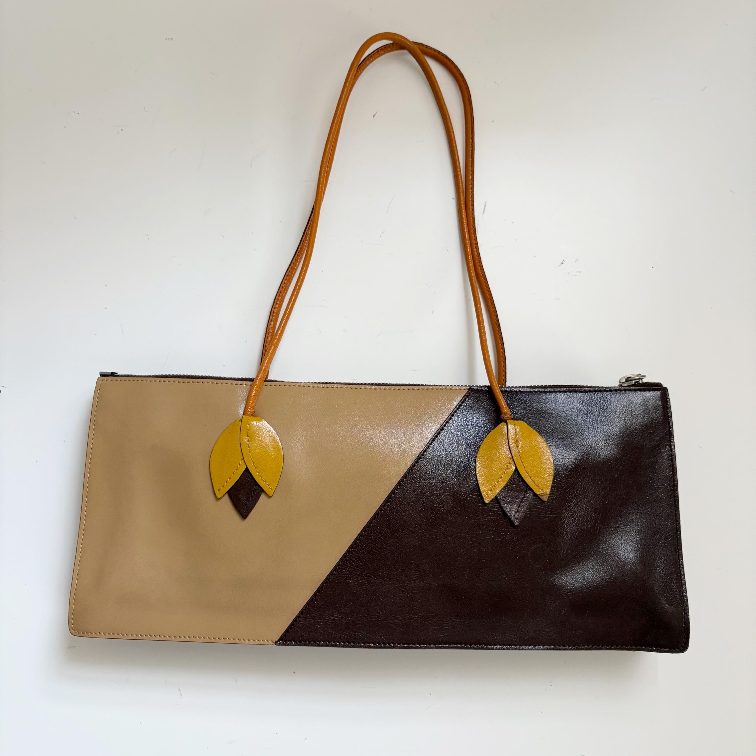 バッグ 2000s miumiu archive leather hand bag Miu Miu Archive 2000 SS Vintage Metallic Leather Handbag - Etsy