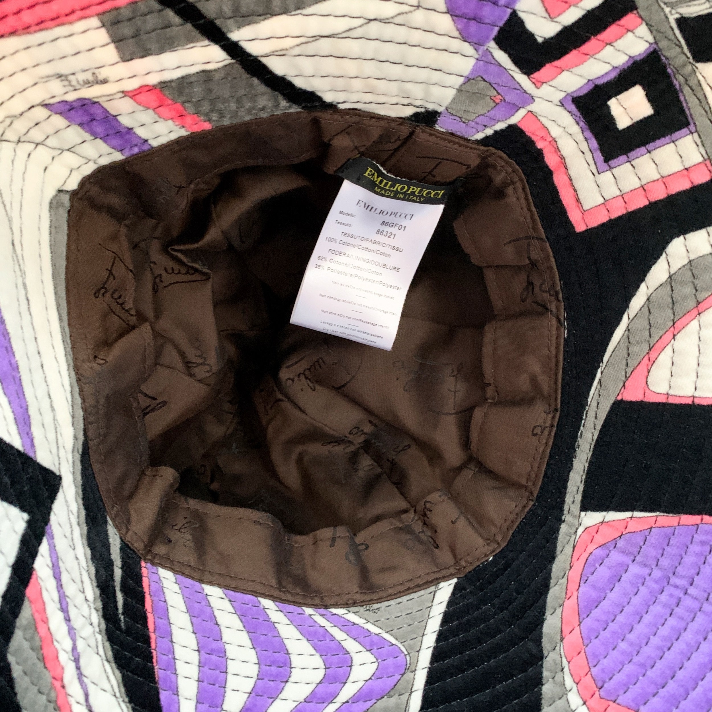EMILIO PUCCI Velvet Multi Hat - Etsy