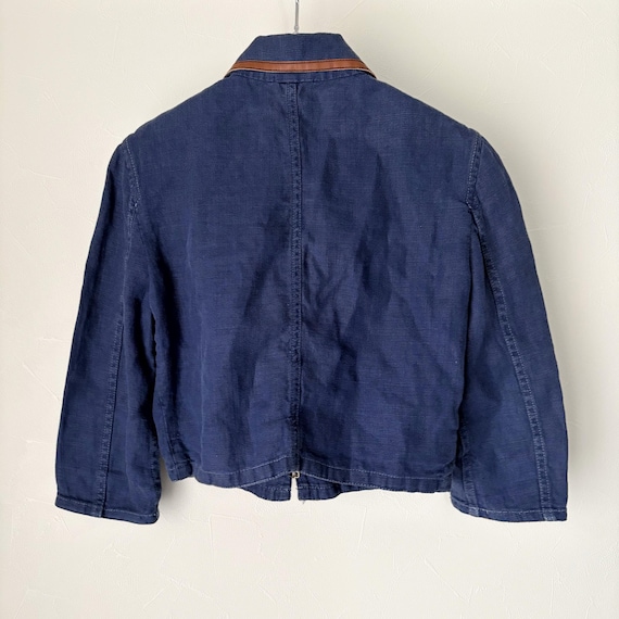 ジャケット・アウター y2k archive MIU MIU linen Leather jacket y2k archive MIU MIU linen Leather jacket