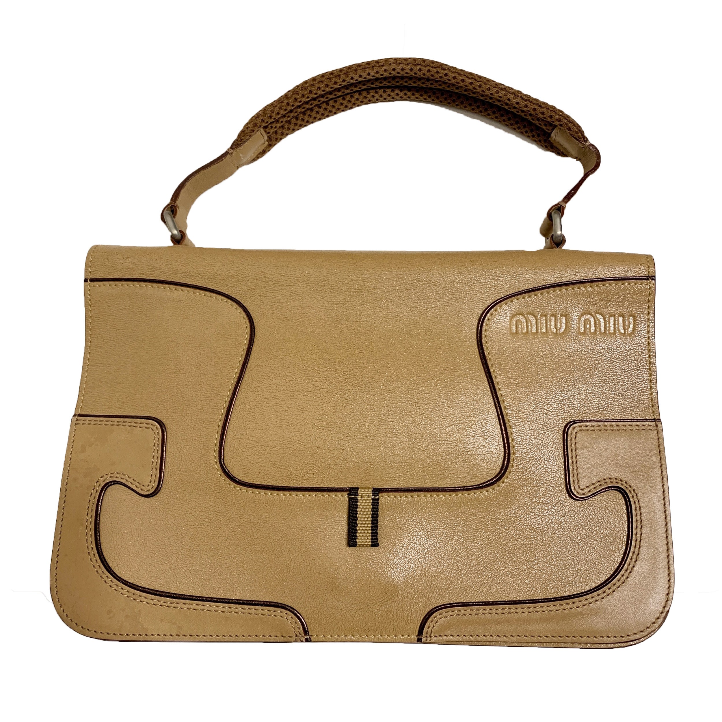 Miu Miu 90's vintage leather hand bag