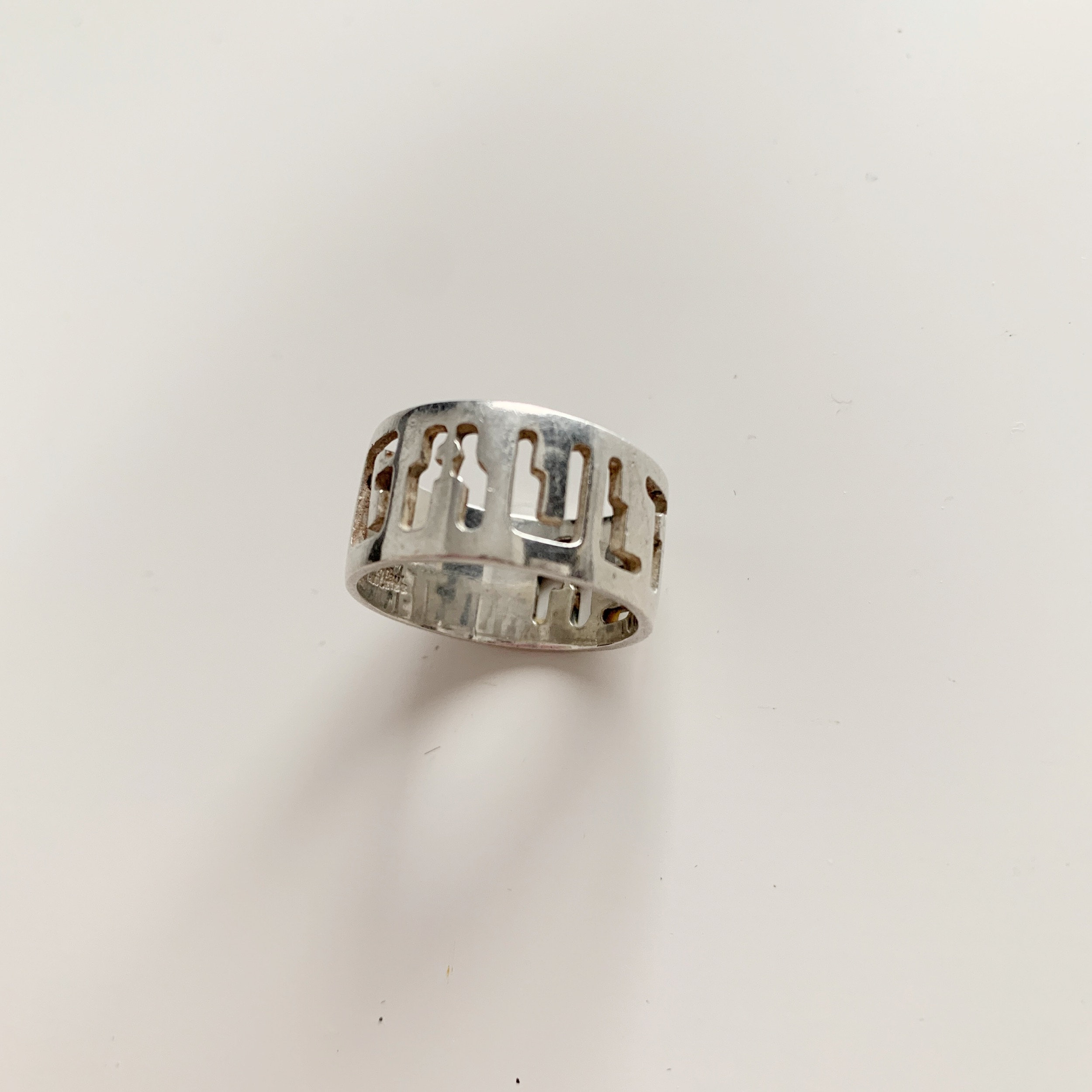 Jean Paul GAULTIER Vintage Logo Silver Ring - Etsy