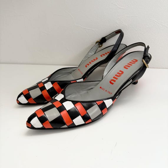 miu miu 2001 SS archive vintage Multi Braided lea… - image 1