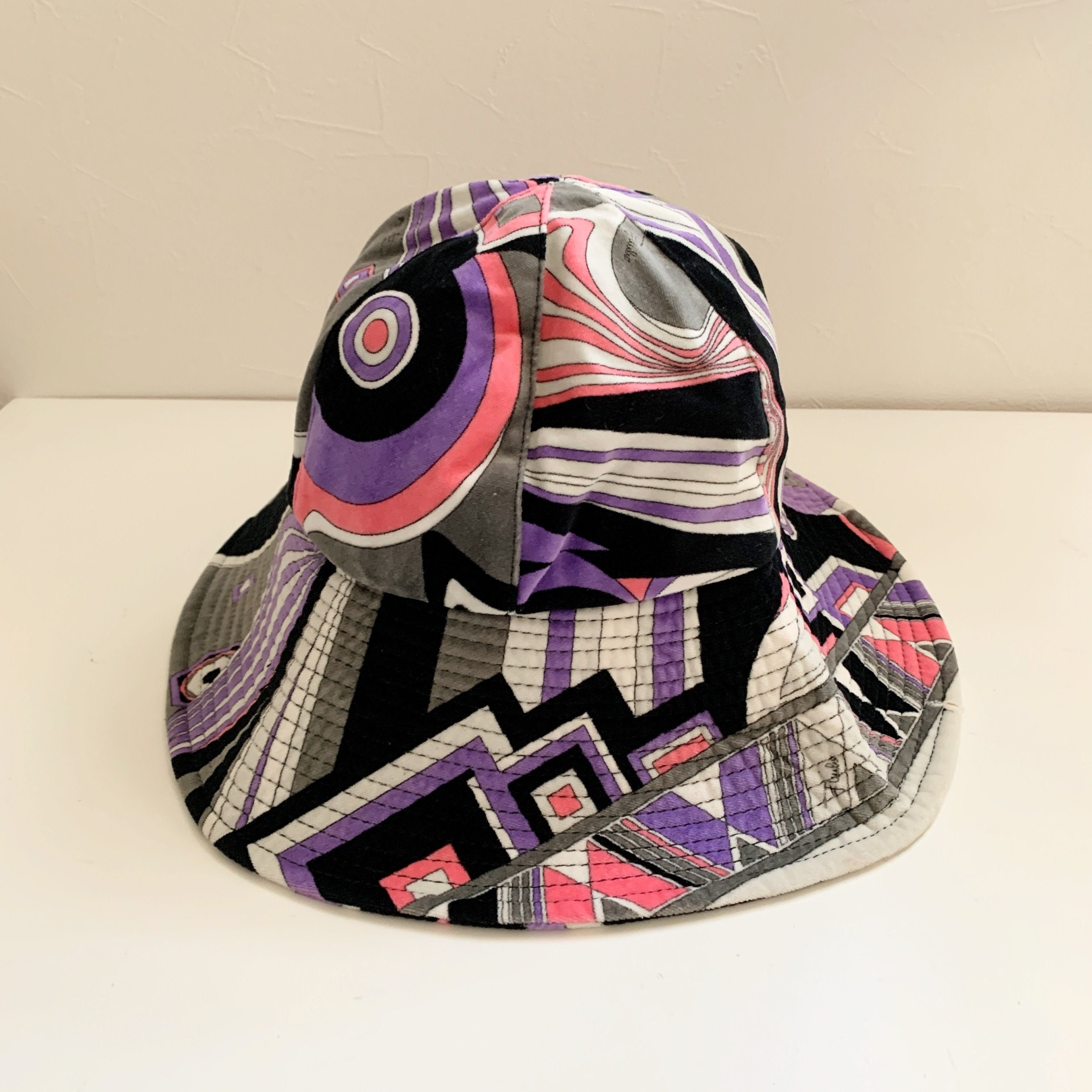 EMILIO PUCCI Velvet Multi Hat - Etsy