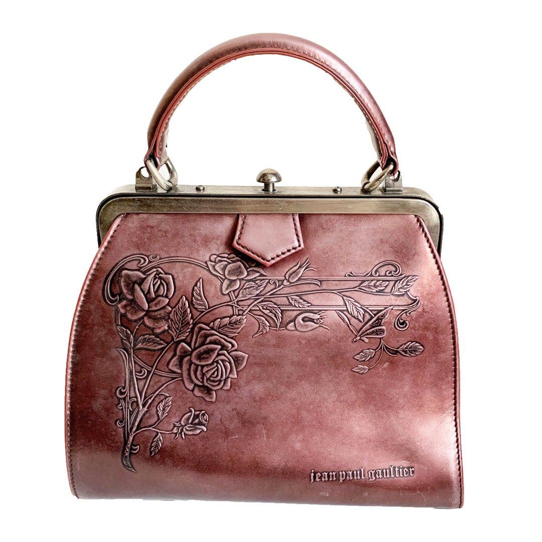 Jean Paul GAULTIER Vintage New Rose Metallic Handbag - Etsy