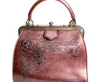 Jean Paul GAULTIER vintage New Rose Metallic handbag