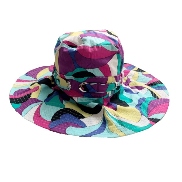 EMILIO PUCCI ribbon belt design multi hat