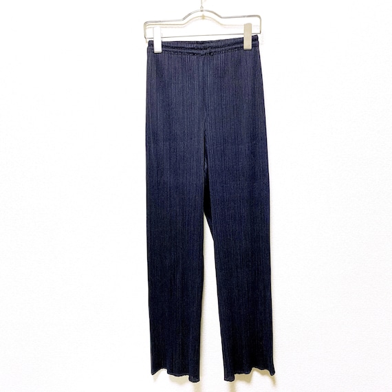 PLEATS PLEASE Issey Miyake navy color Pleated Pant