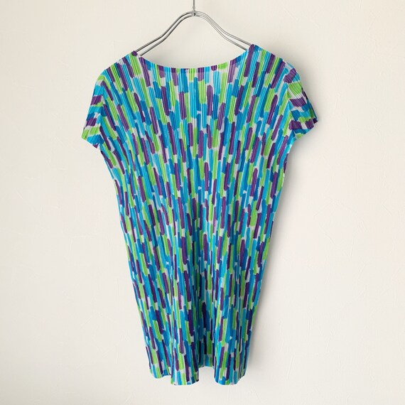 PLEATS PLEASE Issey Miyake Multi Short Sleeve Top - Etsy