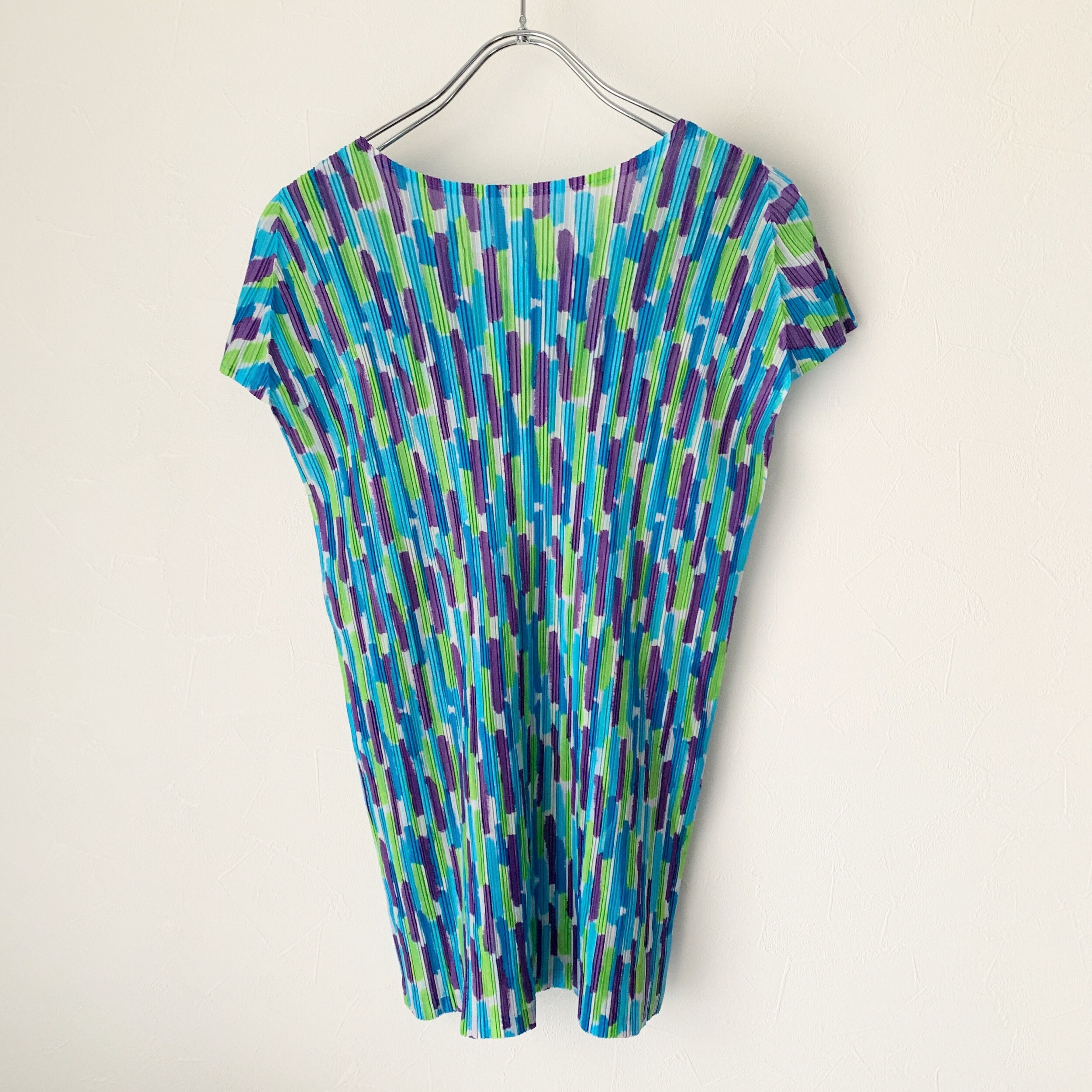 PLEATS PLEASE Issey Miyake Multi Short Sleeve Top - Etsy Canada