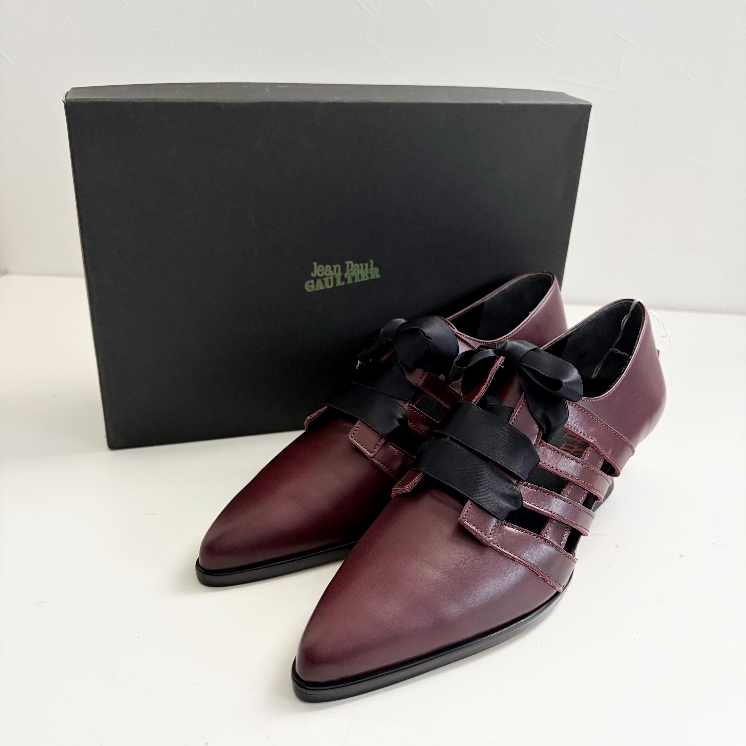 靴 JEAN PAUL GAULTIER archive leather shoes Jean Paul Gaultier Shoes - Etsy