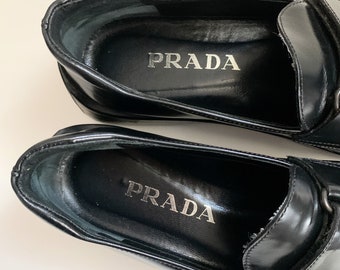 PRADA 1999 Archive Vintage Leather Loafers - Etsy PRADA 1999 Archive Vintage Leather Loafers - Etsy
