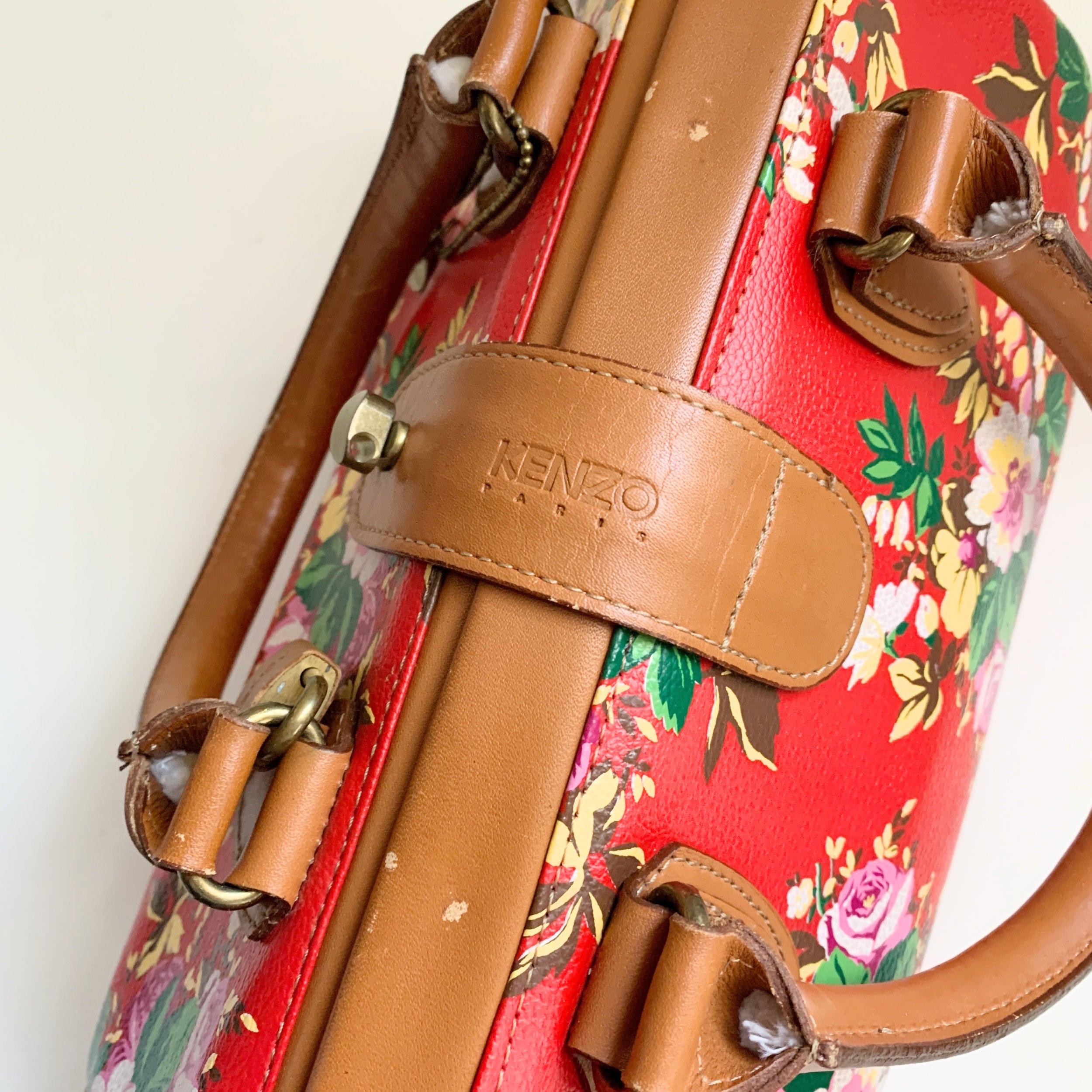 KENZO Paris Vintage Floral Mini Boston Doctor Bag - Etsy