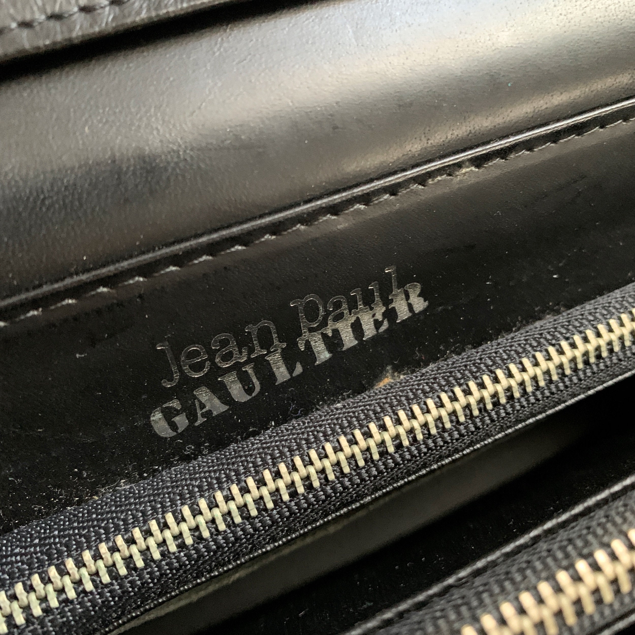 Jean Paul GAULTIER Vintage Logo Leather Shoulder Bag - Etsy Jean Paul GAULTIER Vintage Logo Leather Shoulder Bag - Etsy