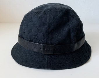 Gucci GG Canvas Bucket Hat - Etsy