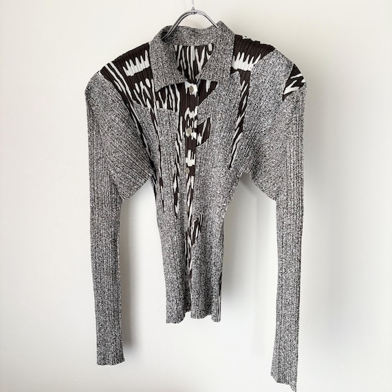 PLEATS PLEASE Issey Miyake Vintage Plaid Pleated Shirt Top - Etsy