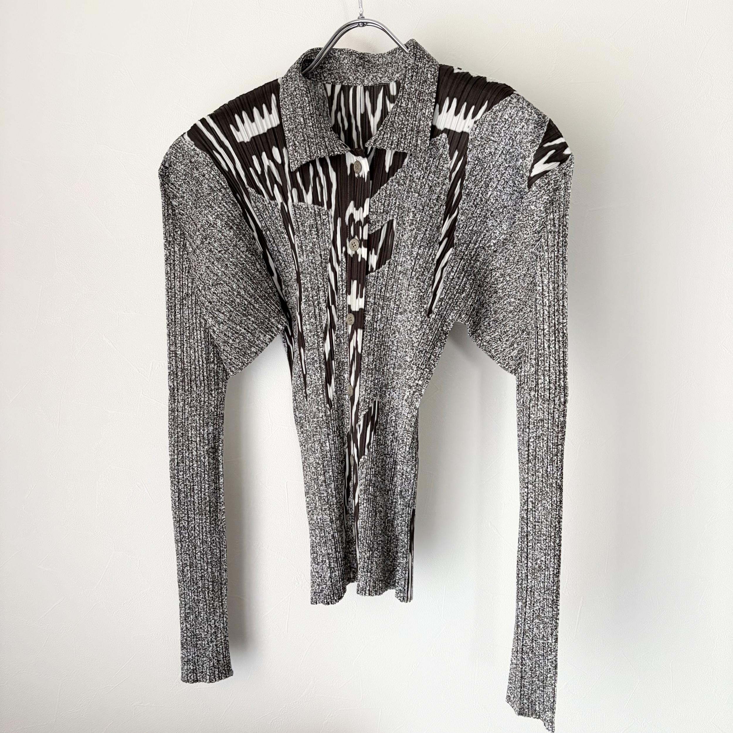 PLEATS PLEASE Issey Miyake Vintage Plaid Pleated Shirt Top - Etsy