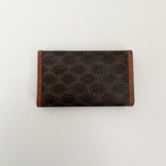 CELINE Macadam Leather Key Case - Etsy