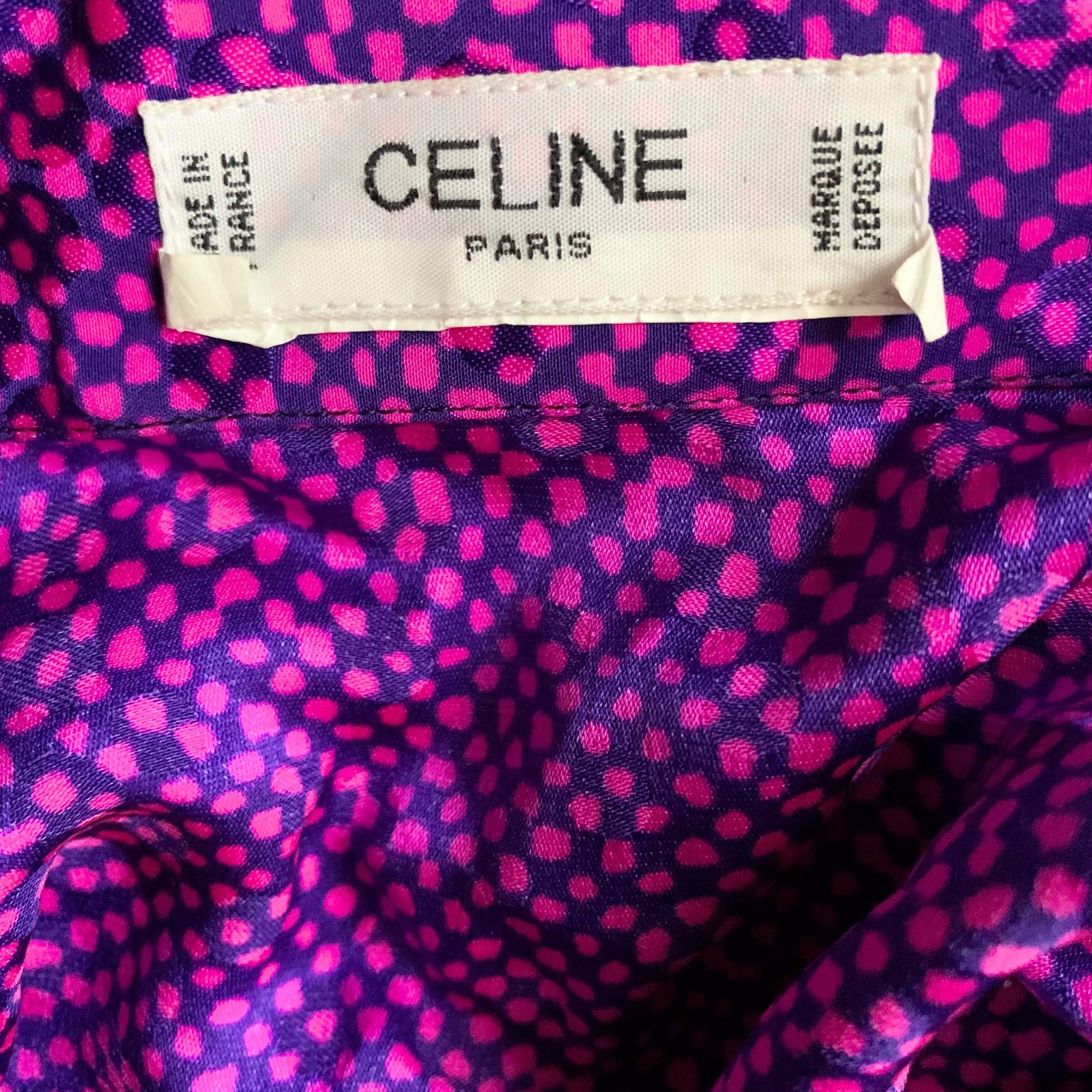 トップス Vintage Celine blouse CELINE Vintage Shirt Blouse - Etsy