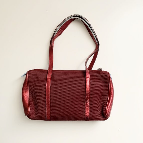 Miu Miu Archive 2000 SS Vintage Metallic Leather Handbag - Etsy