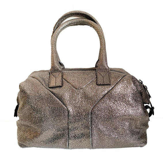 Yves Saint Laurent Rive Gauche Vintage Y Logo Metallic Yves Saint Laurent Rive Gauche Vintage Y Logo Metallic
