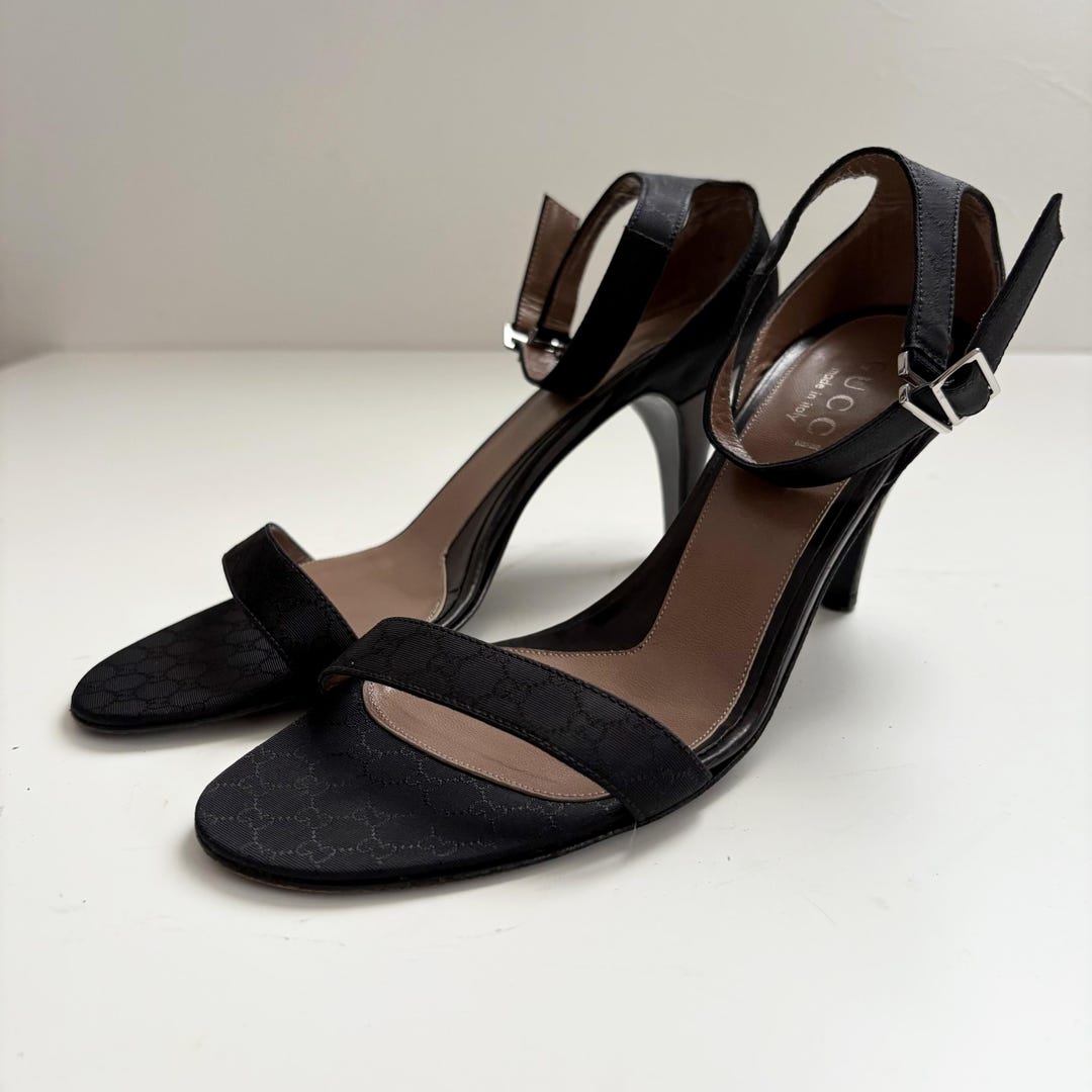 GUCCI vintage GG logo strap sandals - Etsy 日本