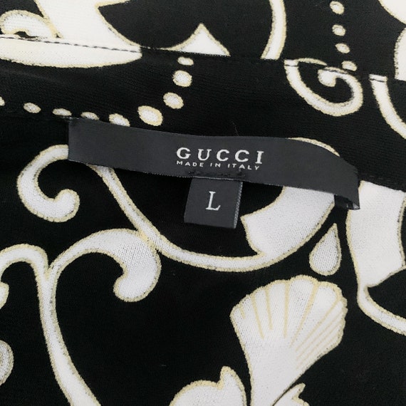 GUCCI Multi Pattern Bow Tie Ribbon Shirt - Etsy