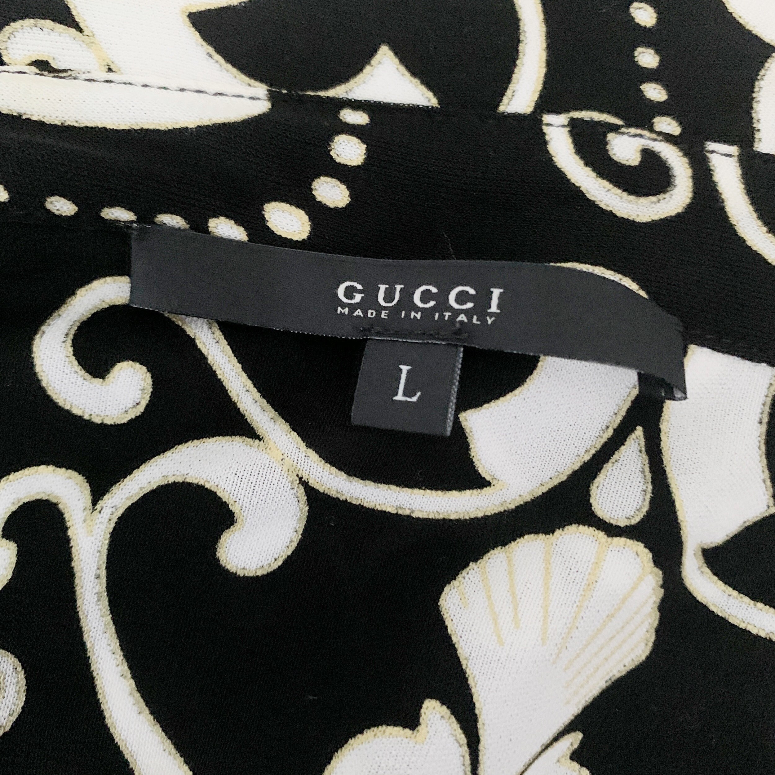 GUCCI Multi Pattern Bow Tie Ribbon Shirt - Etsy