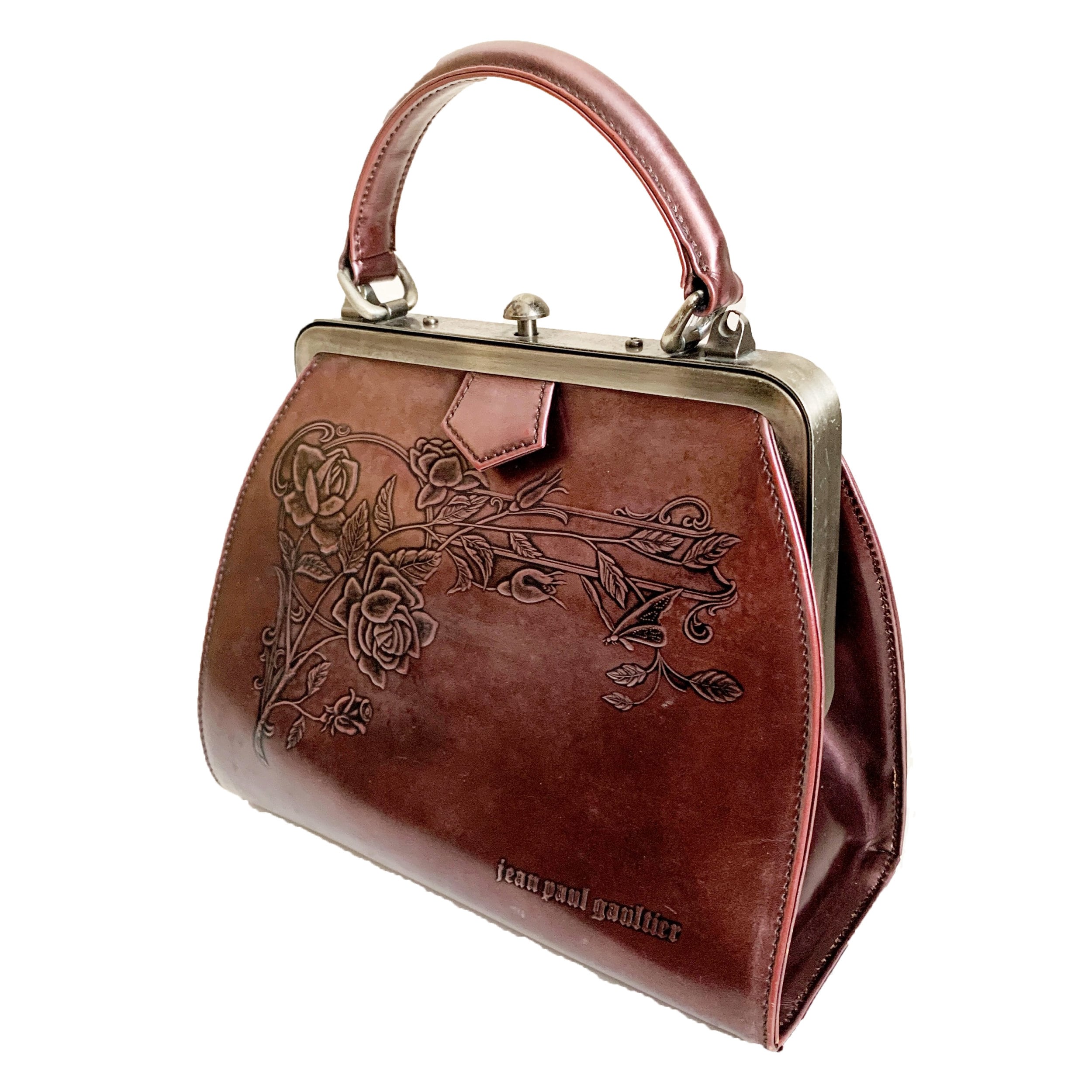 Jean Paul GAULTIER Vintage New Rose Metallic Handbag - Etsy