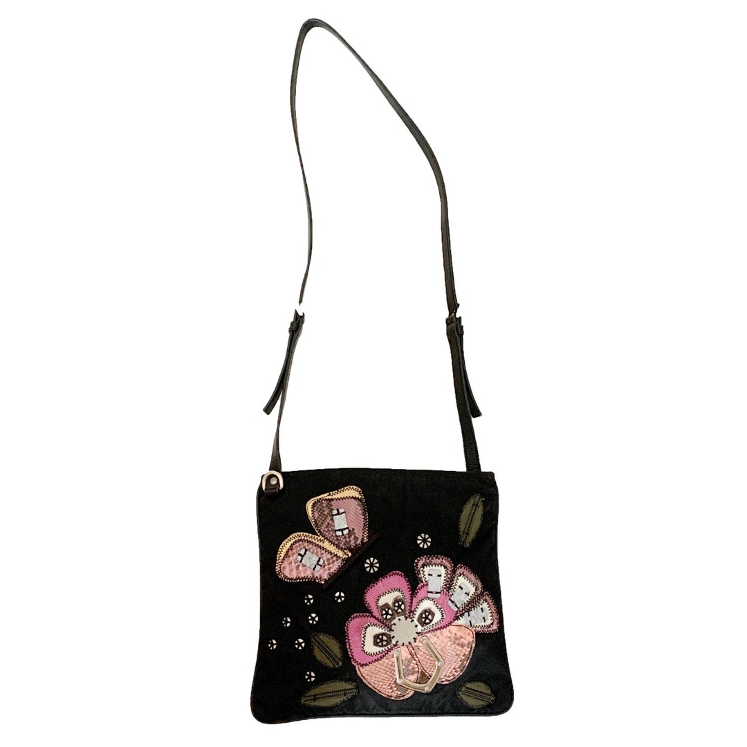 バッグ FW1999 PRADA FLOWER SHOULDER BAG FW1999 PRADA Flower Shoulder Bag Vintage Designer Bag Iconic