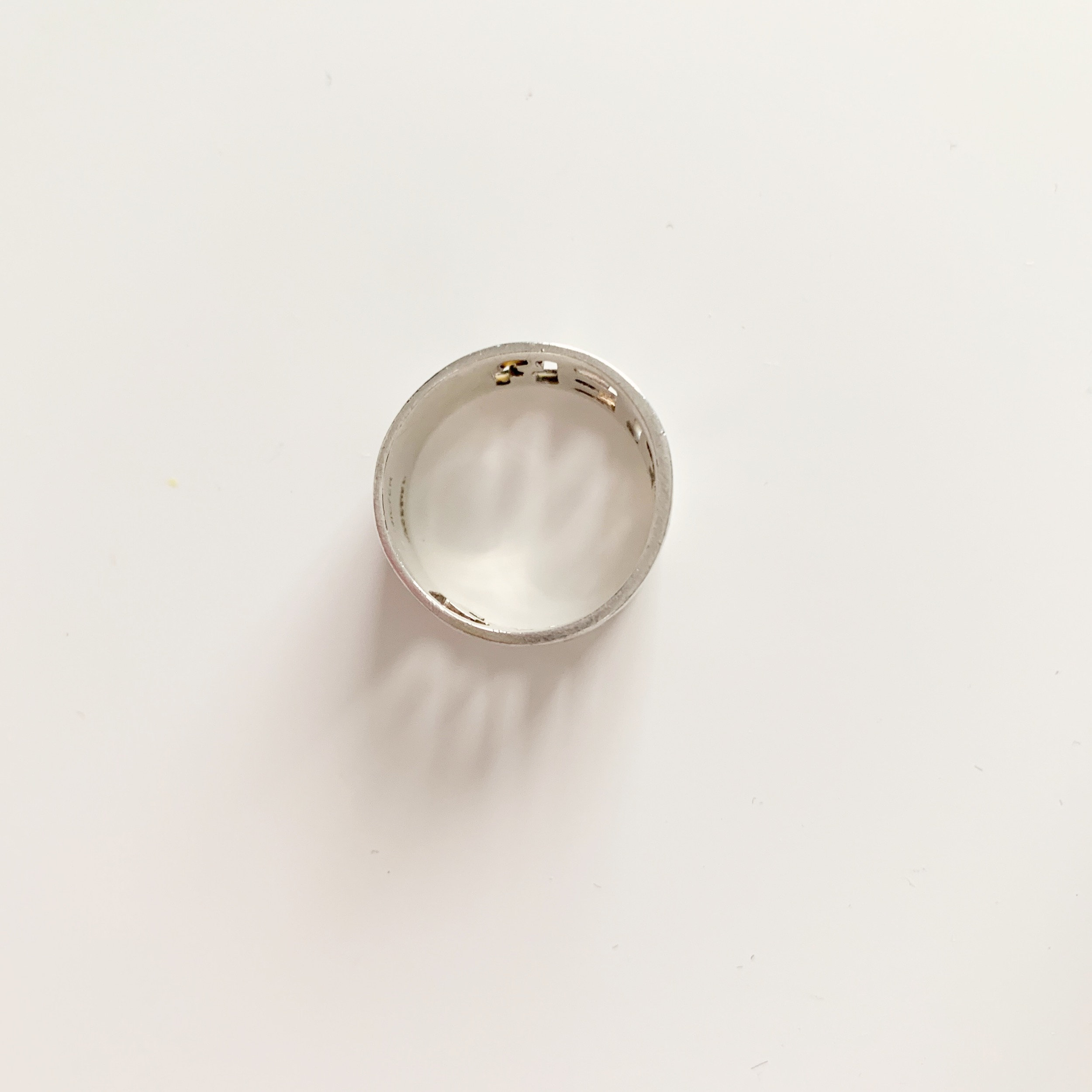 Jean Paul GAULTIER Vintage Logo Silver Ring - Etsy