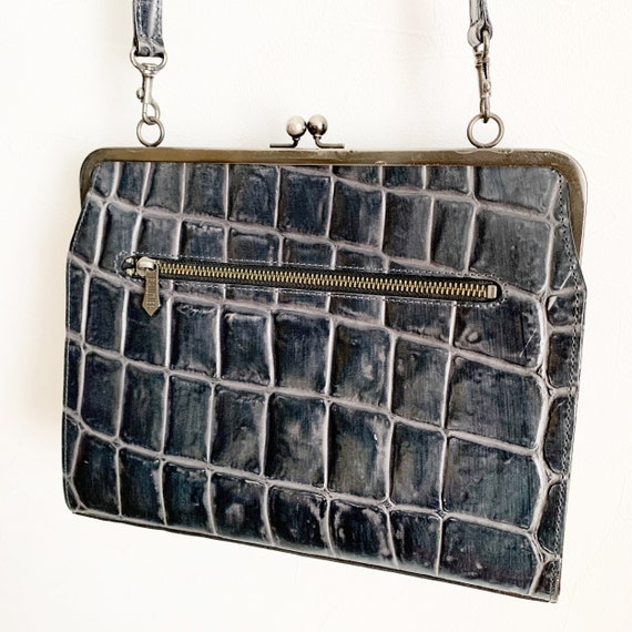 Jean Paul GAULTIER Vintage Embossed Leather Shoulder Bag - Etsy