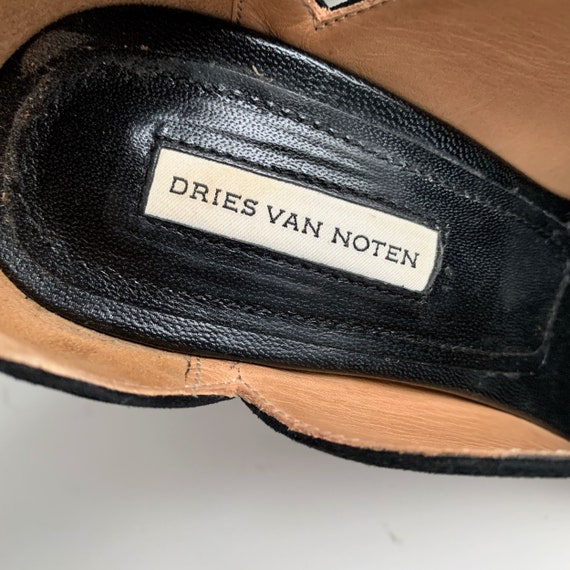 Dries Van Noten Pink Python embossed strap sandals - image 10