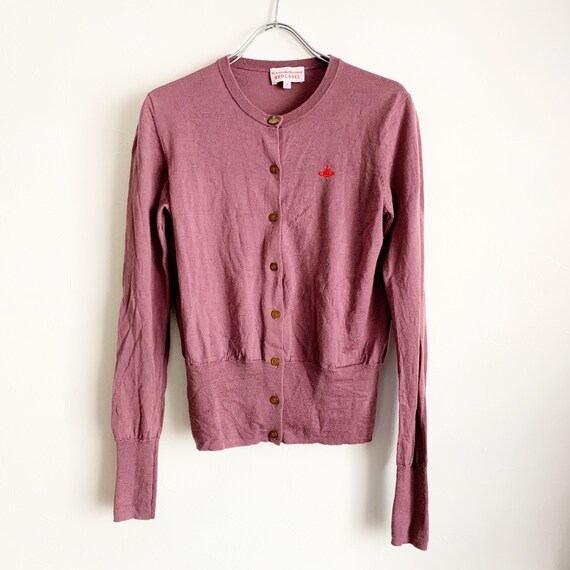 alchemistlip Vivienne Westwood Red Label Orb Embroidery Knit Cardigan
