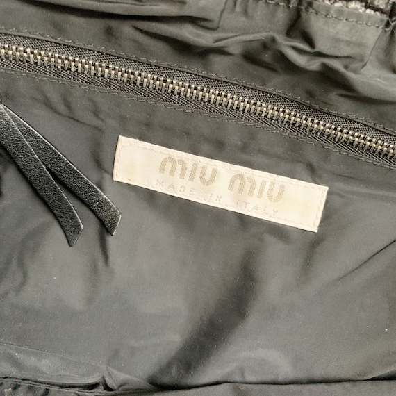 豪華 Design Stitch Leather Vintage Archive Miu Miu Hand Etsy - Bag バッグ