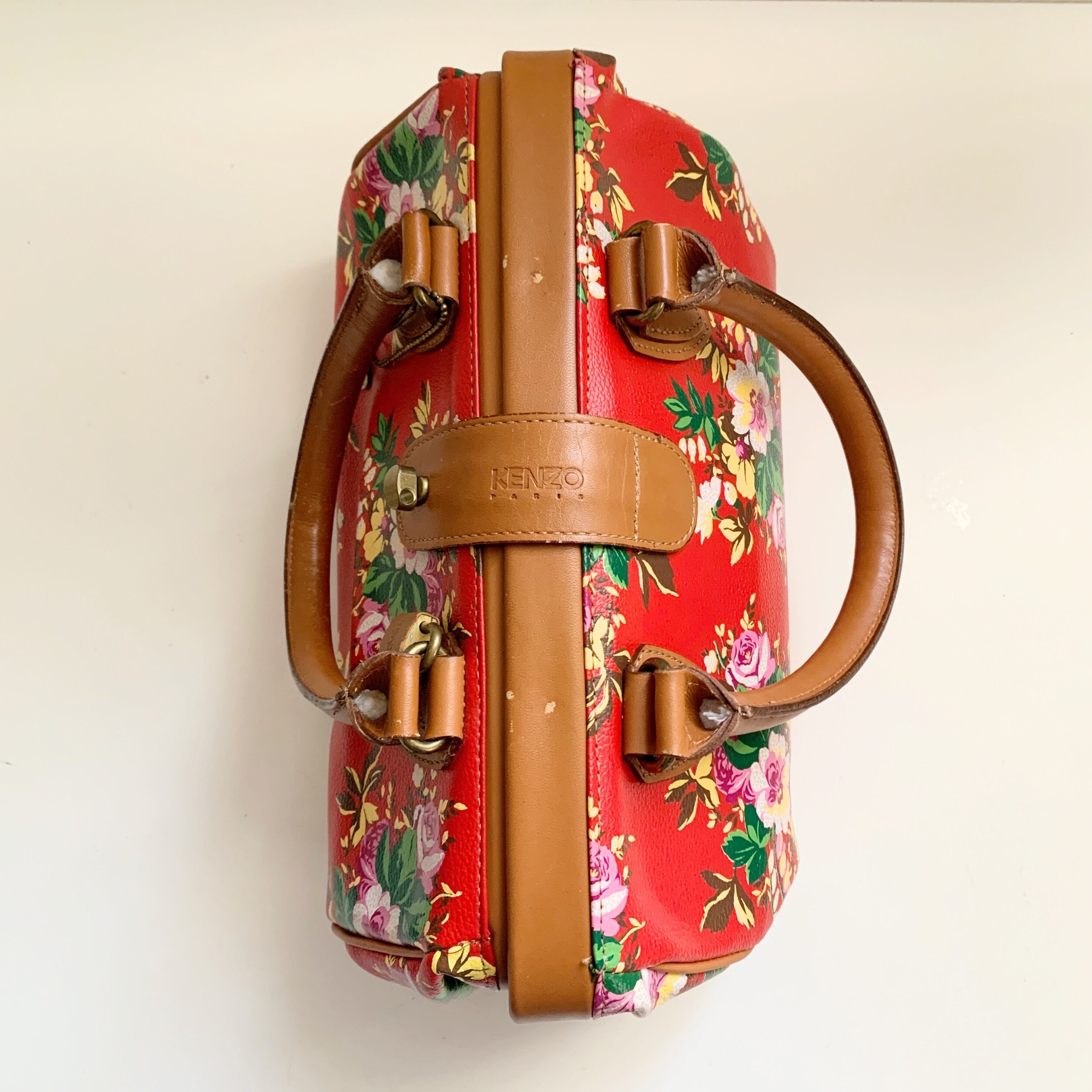 KENZO Paris Vintage Floral Mini Boston Doctor Bag - Etsy