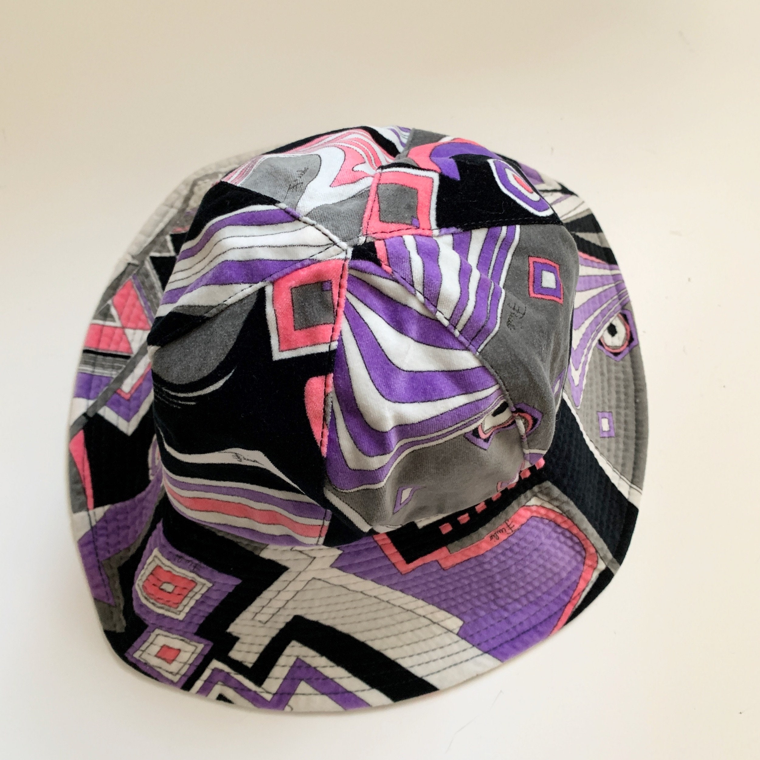EMILIO PUCCI Velvet Multi Hat - Etsy