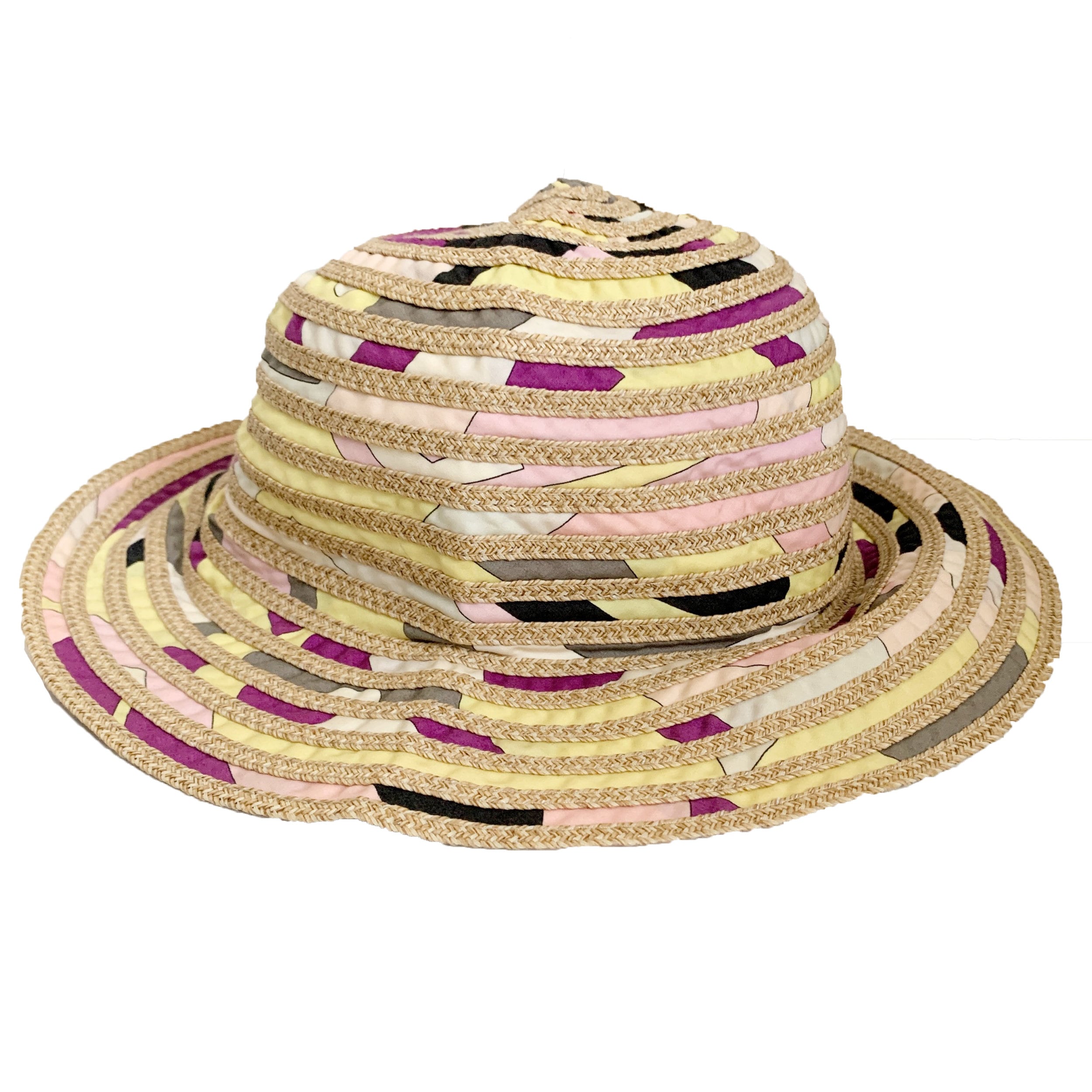 Emilio Pucci Cotton × paper mix multi hat