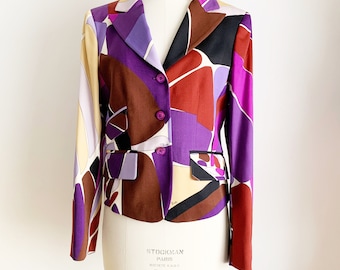 EMILIO PUCCI Multi pattern tailored jacket