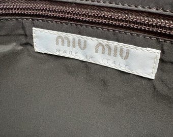 Miu Miu 1999 FW Archive Vintage Docking Design Shoulder Bag