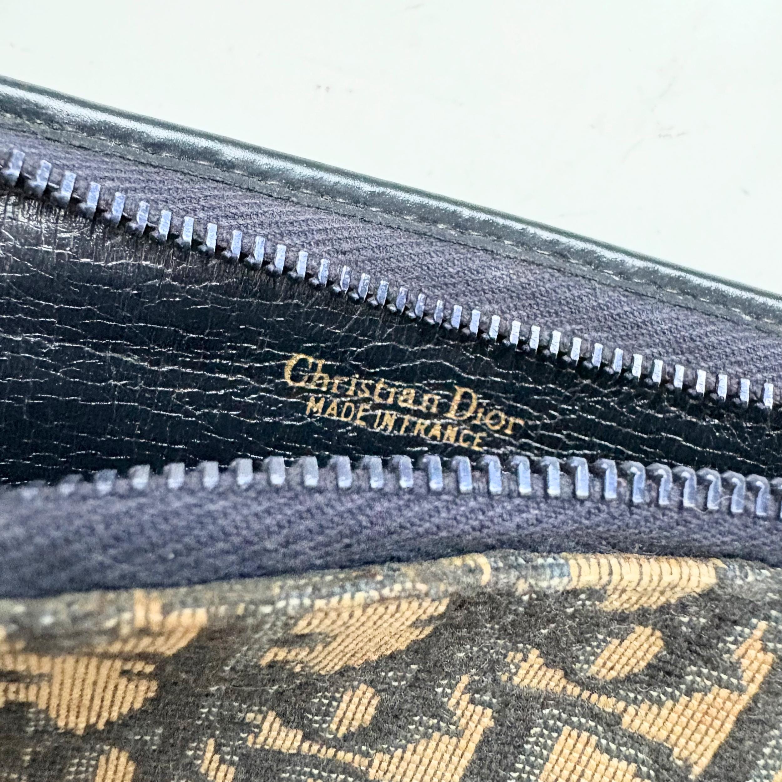 Christian Dior Vintage Trotter Pattern Mini Bag Accessory Case - Etsy