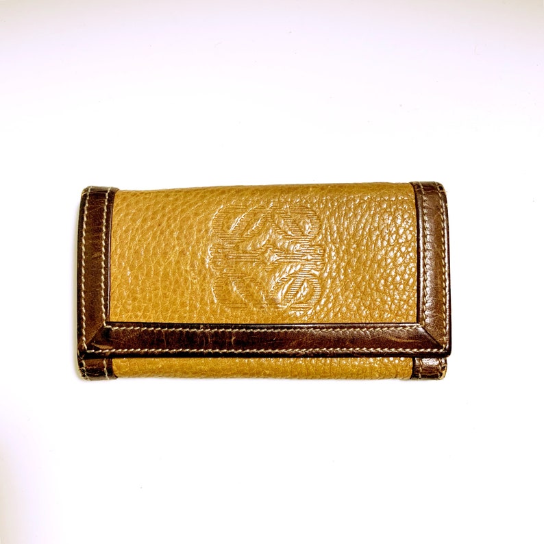LOEWE Vintage Amazona Leather Key Case Etsy