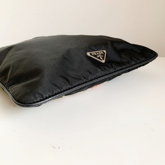 PRADA Flower python embroidery decoration Nylon B… - image 4