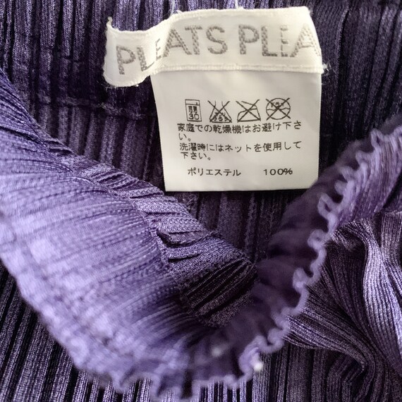 PLEATS PLEASE コート（その他） 紫 2203225E0018 PLEATS PLEASE Issey Miyake Side Line Design Pleated Pants - Etsy