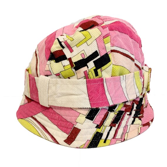 EMILIO PUCCI Pinkmulti Corduroy Hat 