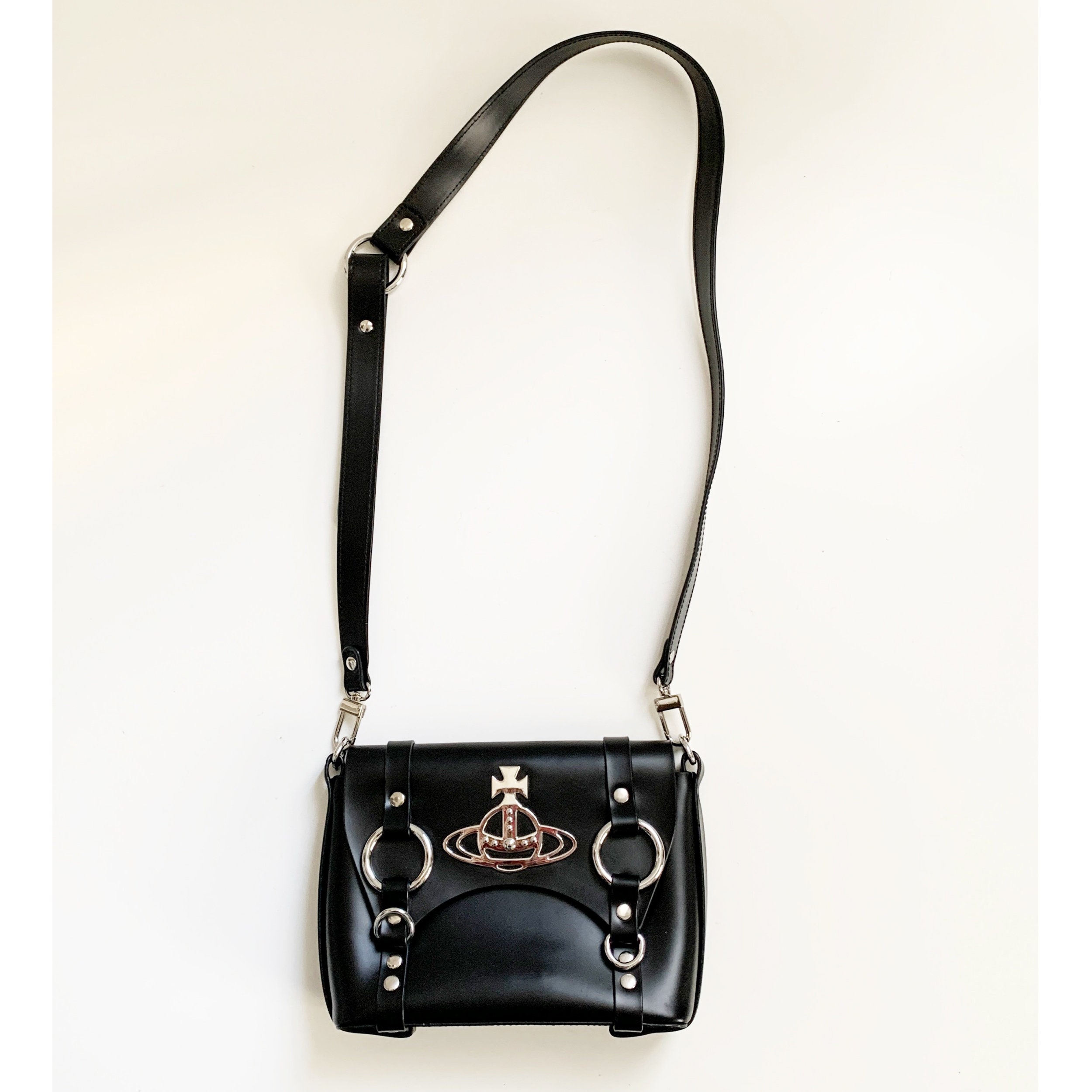 Vivienne Westwood Orb Metal Fittings Leather Mini Shoulder