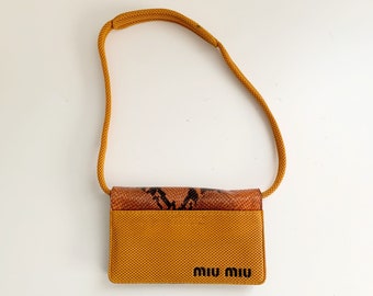 Miu Miu Archive Leather Tote Bag Greige | eBay