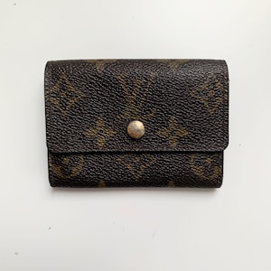 Louis Vuitton vintage Monogram cuir porte-monnaie porte-cartes