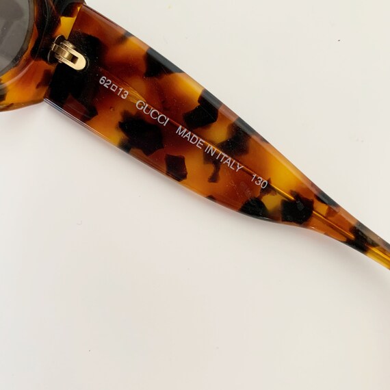 Gucci G Logo Gold Metal Fittings Tortoiseshell Sunglasses  display picture 3