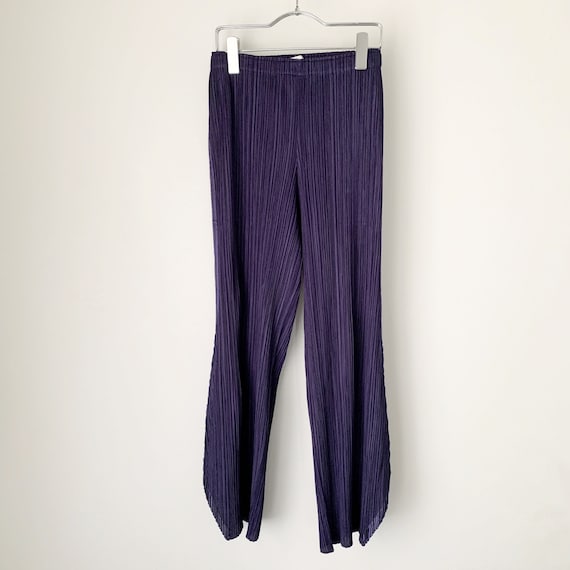 Buy PLEATS PLEASE Issey Miyake Side Line Design Pleated Pants 