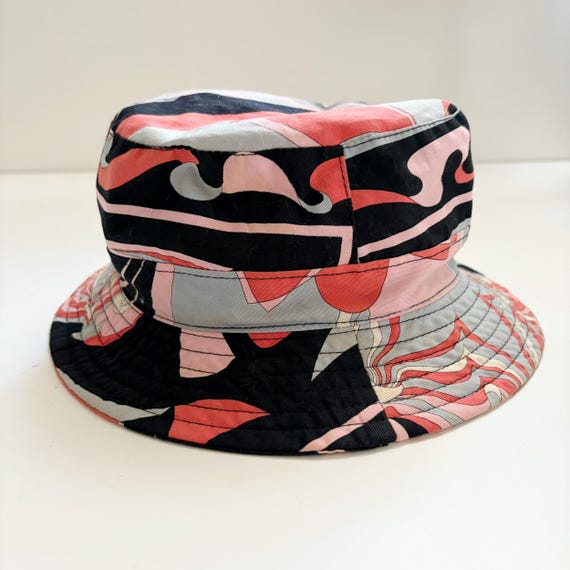 Emilio Pucci, Bucket Hat, Geometric, Multicolor, Made in Italy S/M Pucci emilio bucket hat - Gem main image 2